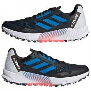 Adidas Terrex Agravic Flow 2 Trail Running Shoes - Men's Black/Blue/Pink - Size